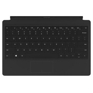 Image of Microsoft Type Cover 2 (for Surface Surface 2 Surface Pro und Surface Pro 2) with back-light - Black