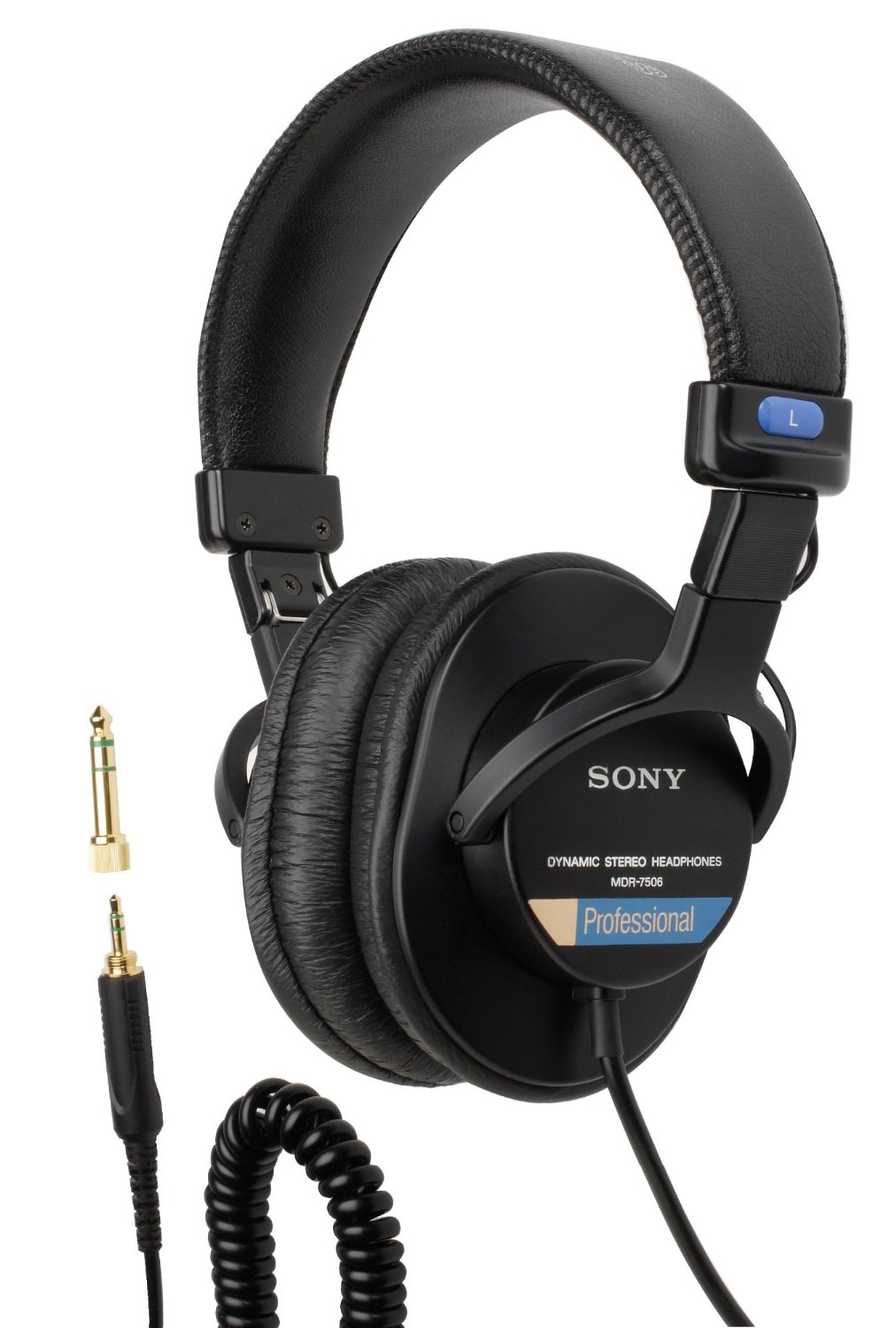 Image of Sony MDR-7506 Circumaural Closed-Back Professional Monitor Headphone - Black