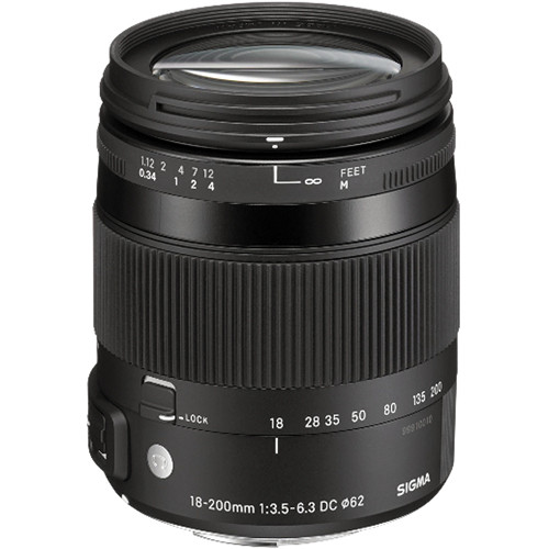 Image of Sigma Contemporary 18-200mm f/3.5-6.3 DC Macro OS HSM Lenses - Nikon mount