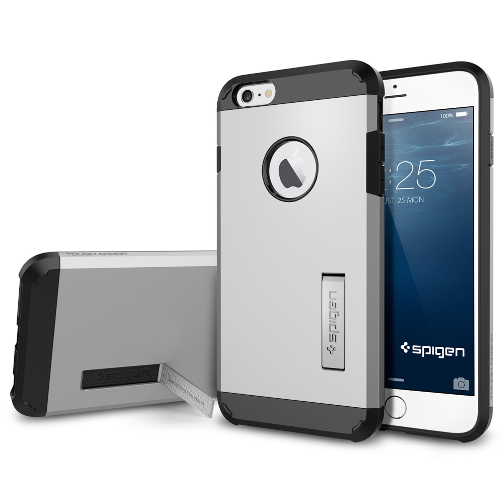 Image of Spigen SGP Tough Armor Case for iPhone 6 Plus - Satin Silver